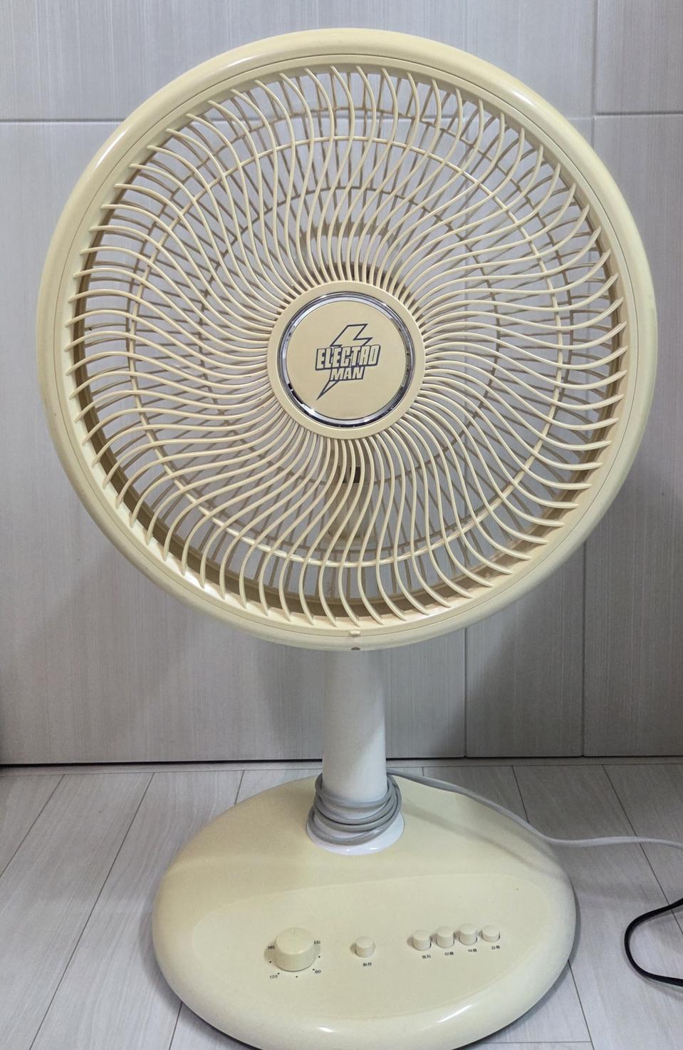 일렉트로닉맨 선풍기 강풍