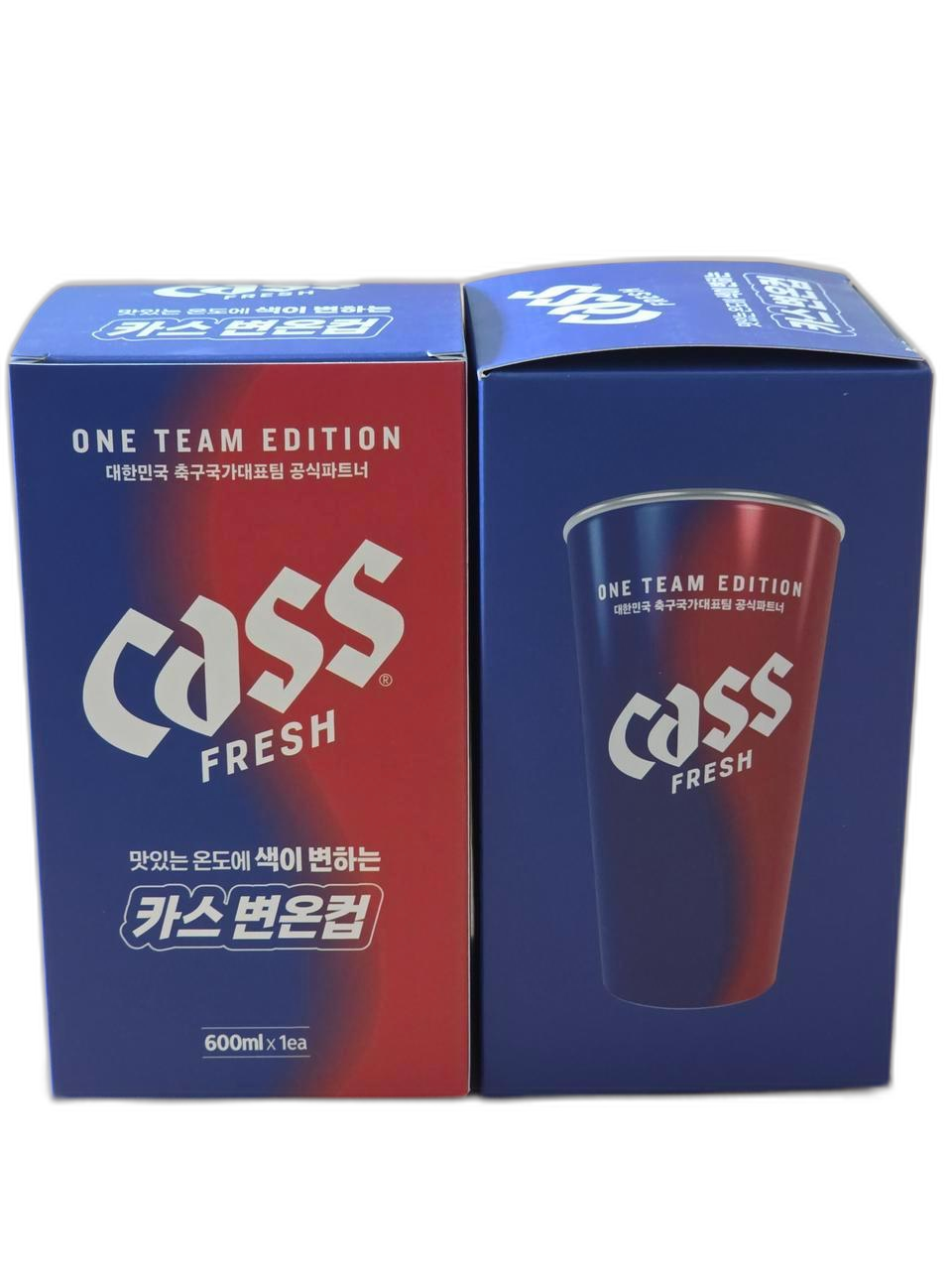 [새제품] 카스 변온컵, 맥주잔, 맥주컵, 캠핑굿즈