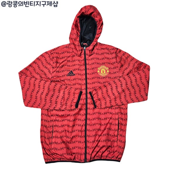 아디다스 올드스쿨 빈티지 맨유 바람막이 자켓