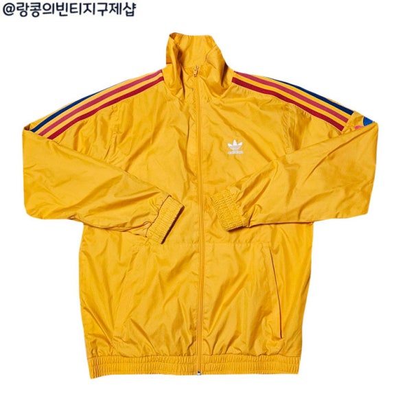 아디다스 올드스쿨 불꽃 트레포일 바람막이 자켓
