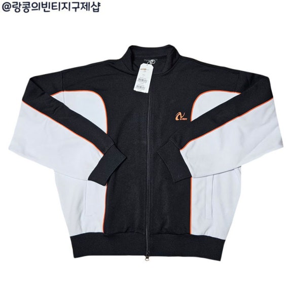 널디 스트릿 배색 져지 자켓