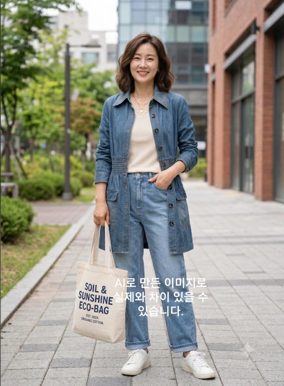 66~77/여성스런 원피스형 롱 청자켓