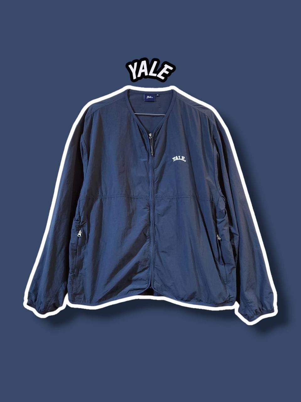 M/ YALE 나일론 이지 자켓 바람막이 네이비 /0807