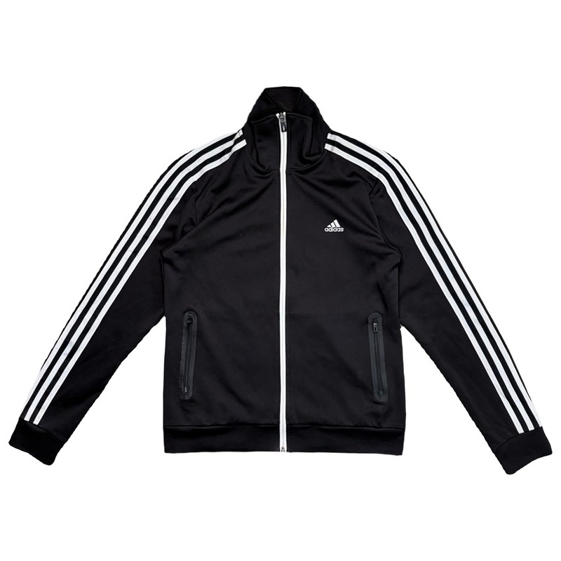 ADIDAS 에센셜 트랙탑 블랙 L