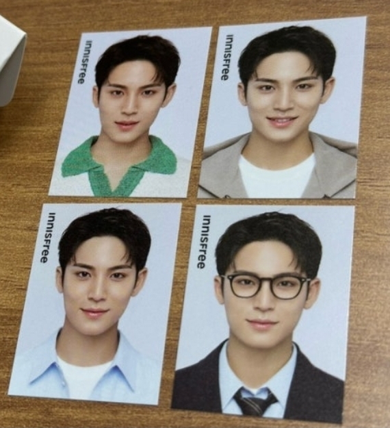 (새상품) 이니스프리 민규 증명사진 4종 세트