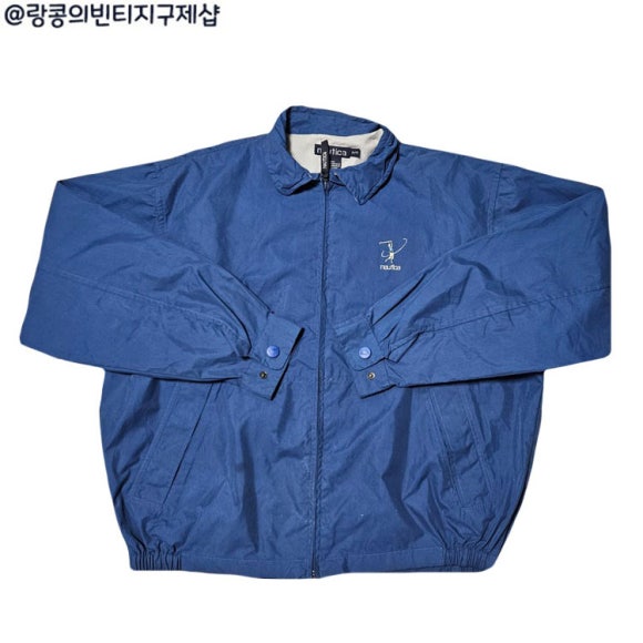 노티카 올드스쿨 빈티지 블루종 자켓