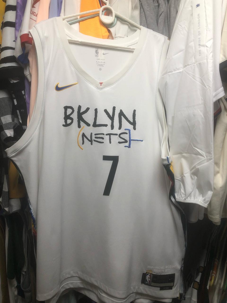 (SSSS급) 나이키 NBA 브루클린네츠 시티 에디션 커스텀 스윙맨 져지