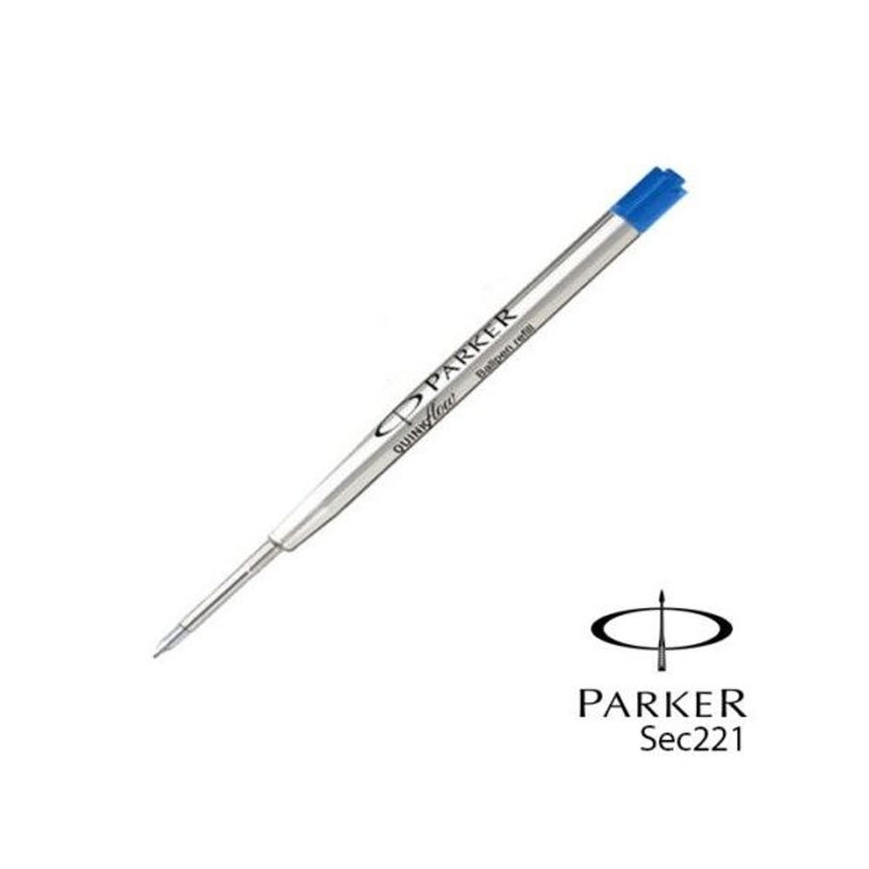 새 0.8mm 파란색 파카 Quink F 정품 볼펜심 잉크 리필 교체용