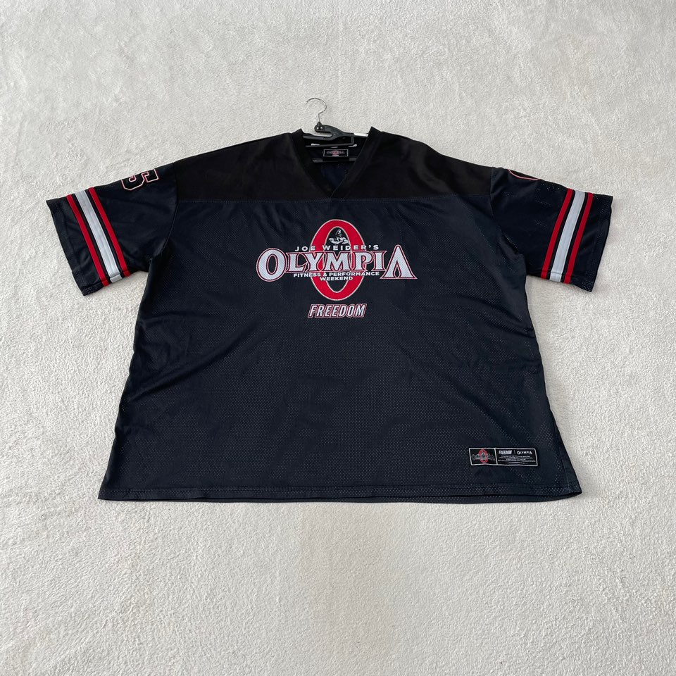 [4XL] 프리덤 올림피아 럭비 반팔져지