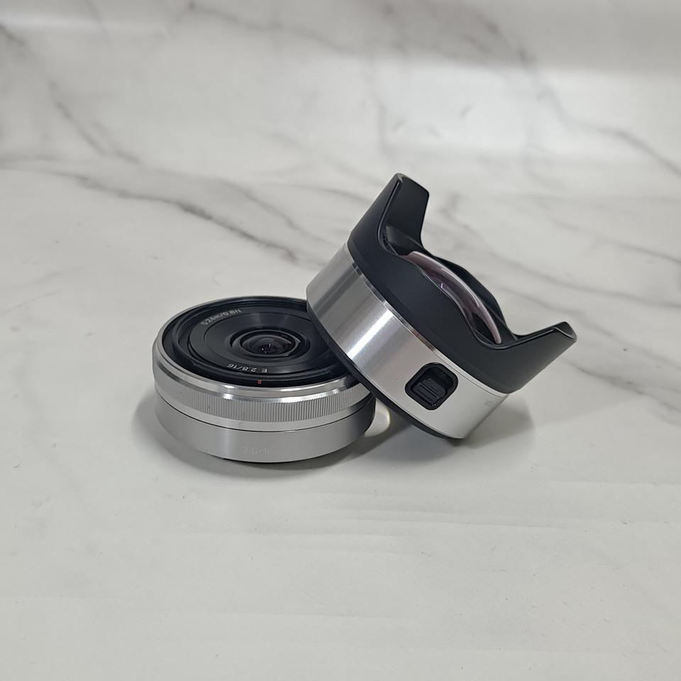 소니 SEL 16mm F2.8 + VCL-ECF1 어안 컨버터 세트