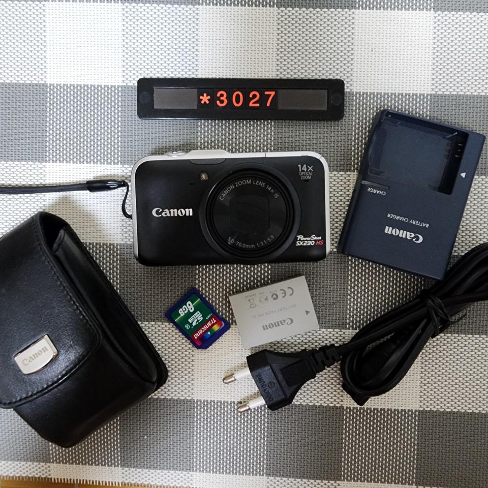 캐논 파워샷 SX 230 HS 디지털카메라 파우치포함