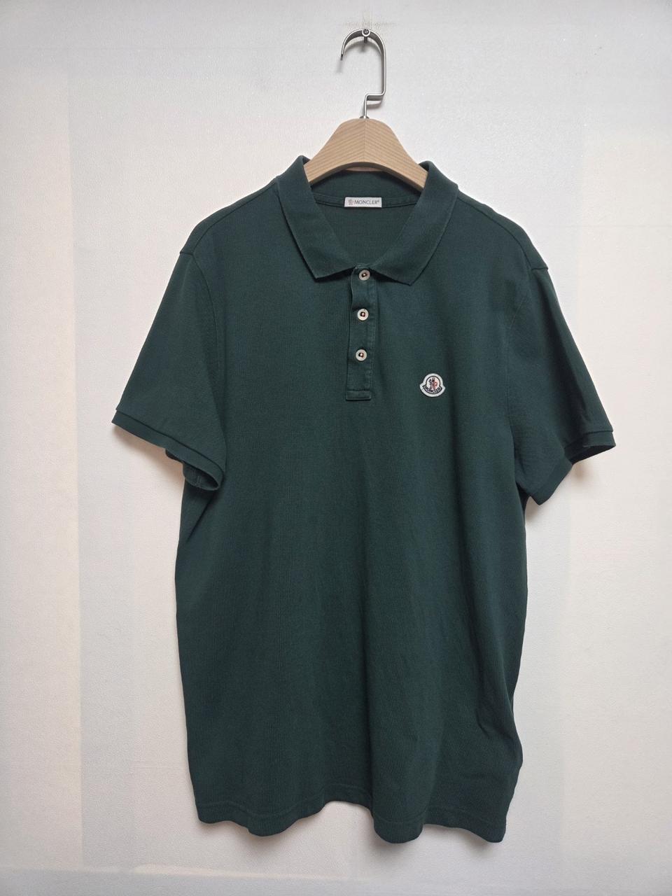 몽클레어 로고패치 폴로 반팔티 그린(XL) 260812_4