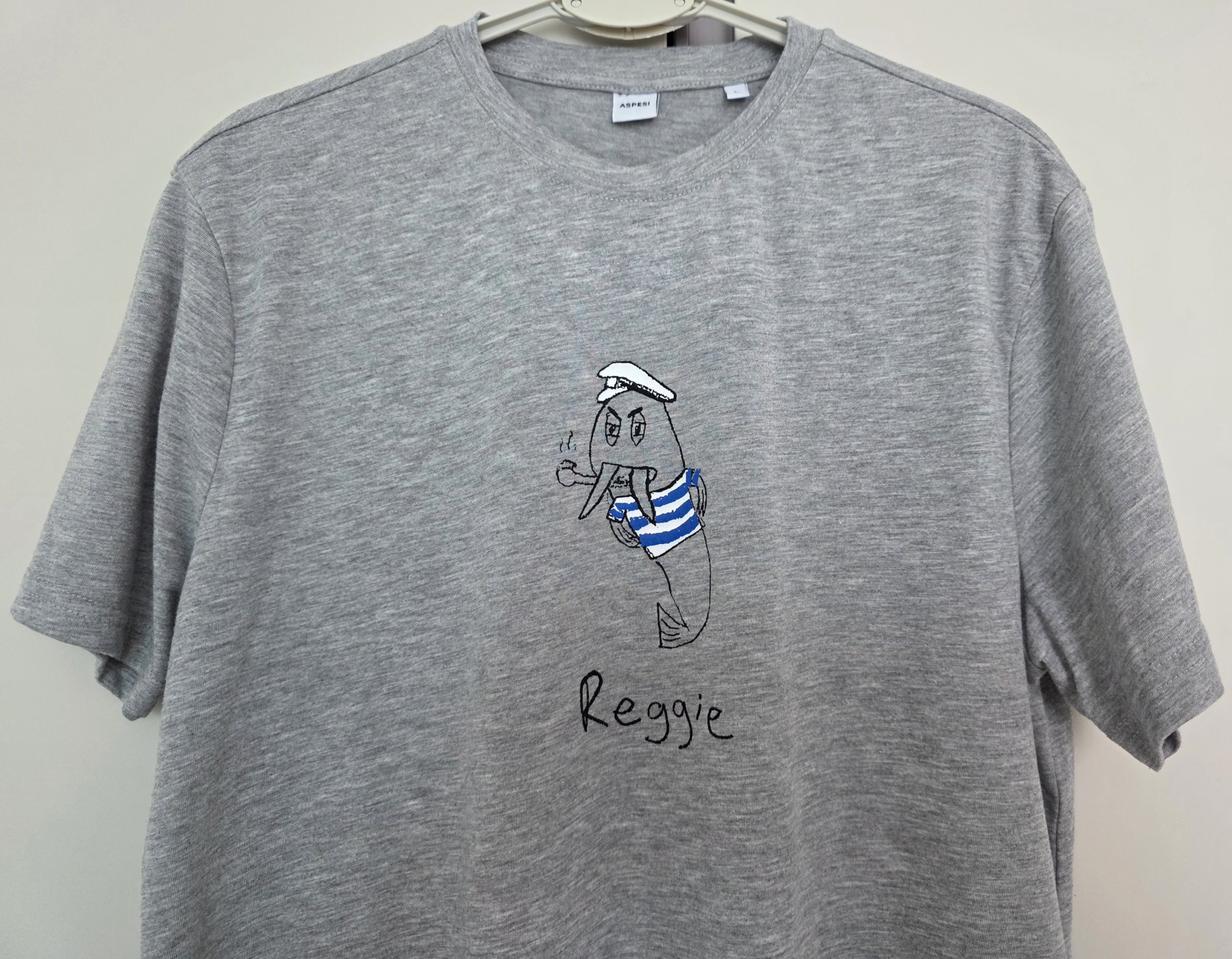 아스페시 ASPESI 캡틴 프린트 반팔 라운드 티셔츠 (100)