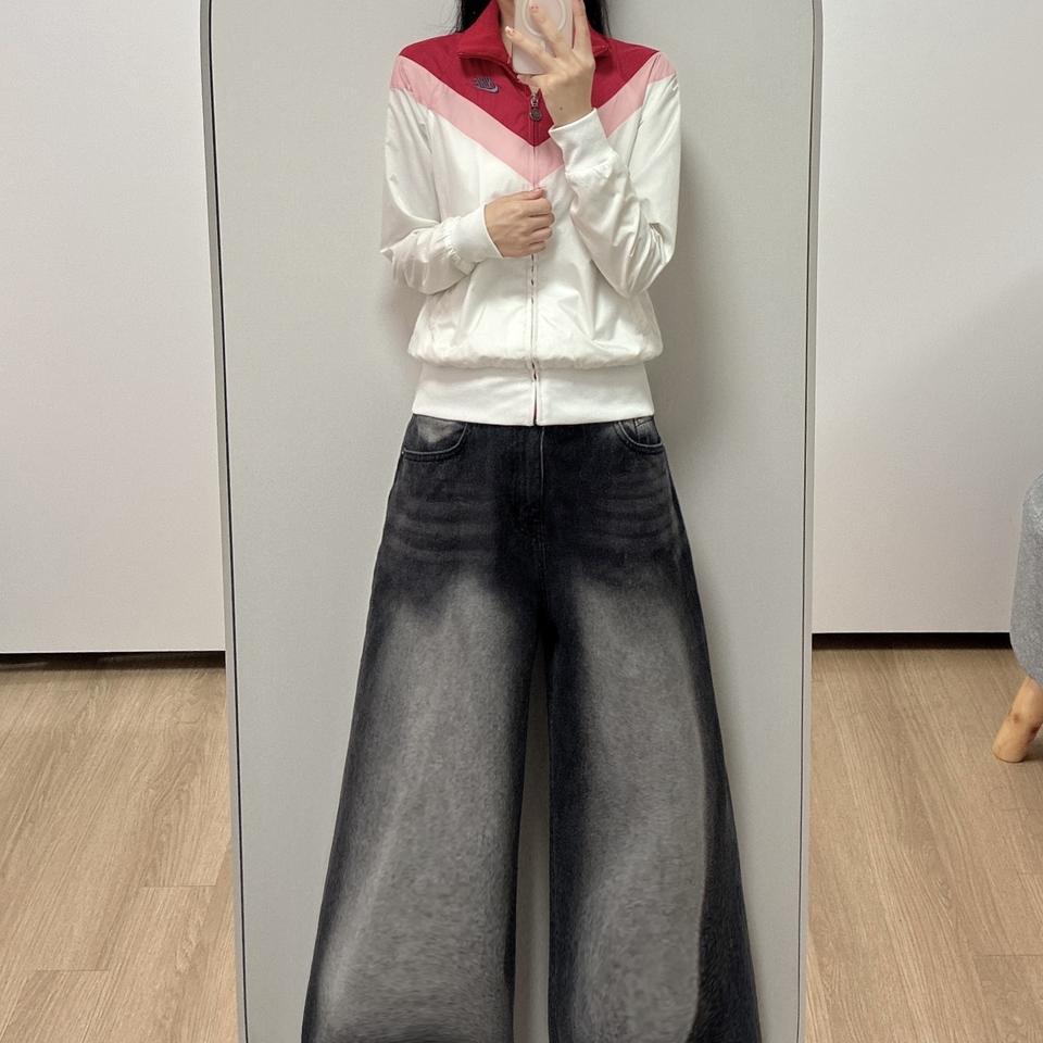 나이키 00s 화이트 핑크 바람막이 자켓