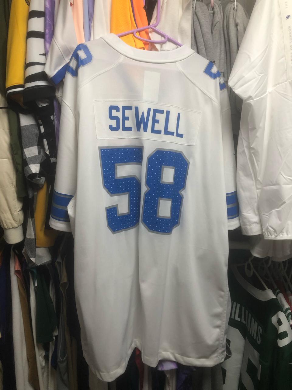새거급 나이키 NFL 디트로이트 라이언스 페네이 스웰 화이트게임유니폼져지