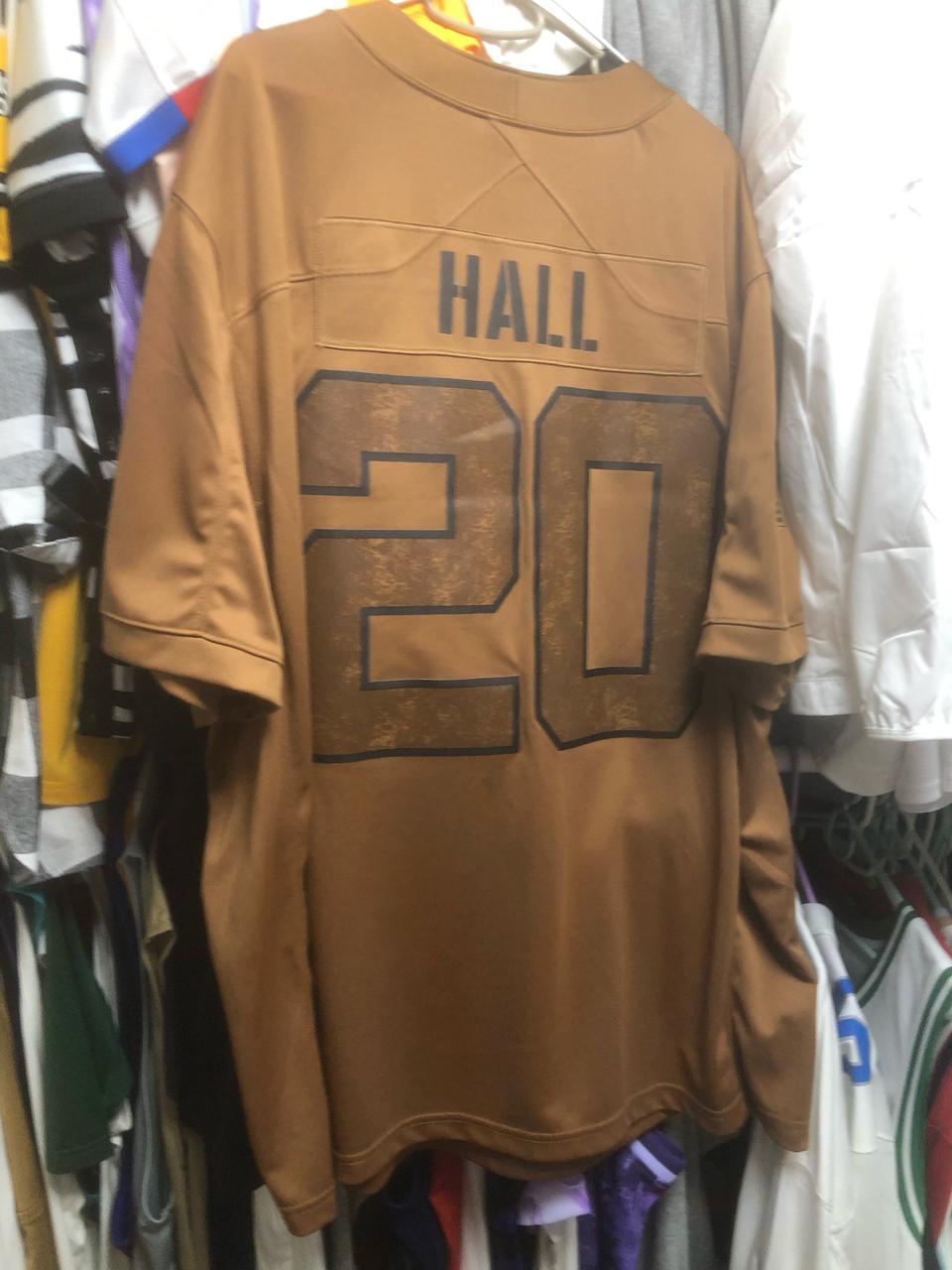 나이키 NFL 뉴욕 제츠 브리스 홀 브라운 살루테투서비스리미티드유니폼져지