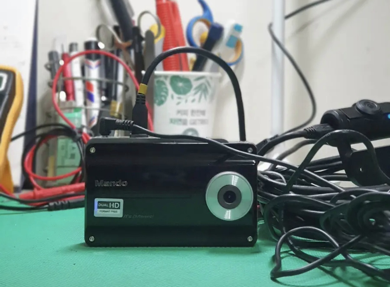 만도 BH200  2채널 중고블랙박스