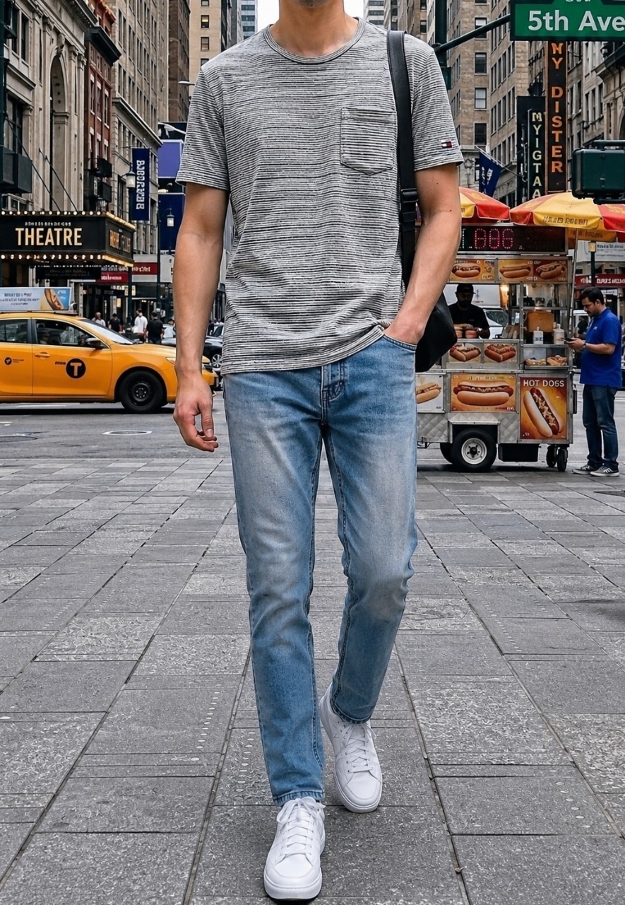 TOMMY HILFIGER 순면티 (L/100)