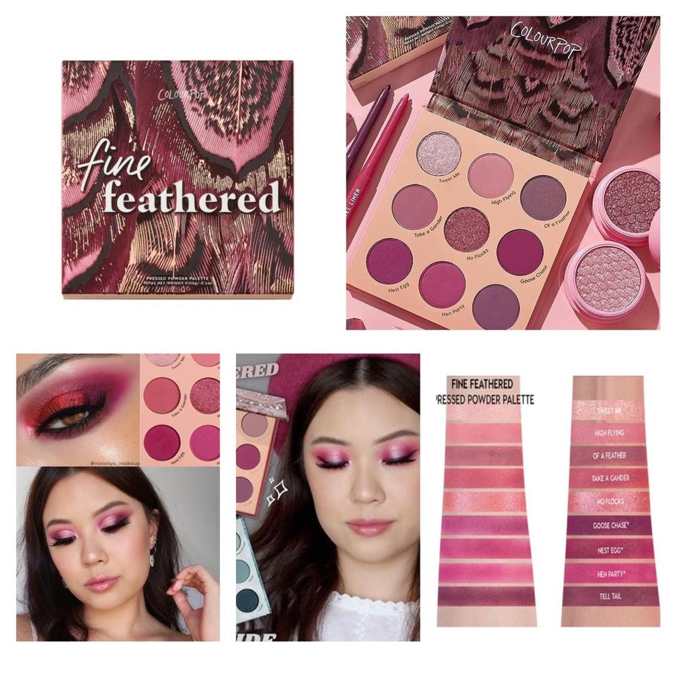 컬러팝 9구 섀도우 팔레트 colourpop fine feathered