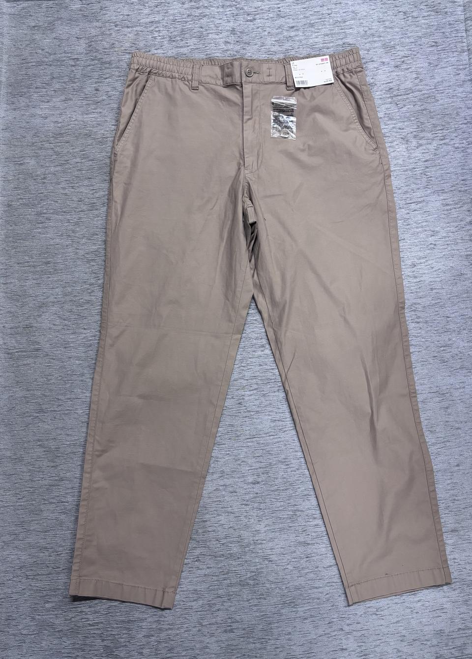 유니클로(UNIQLO)남성 고무 밴딩 이지 치노 팬츠 면바지