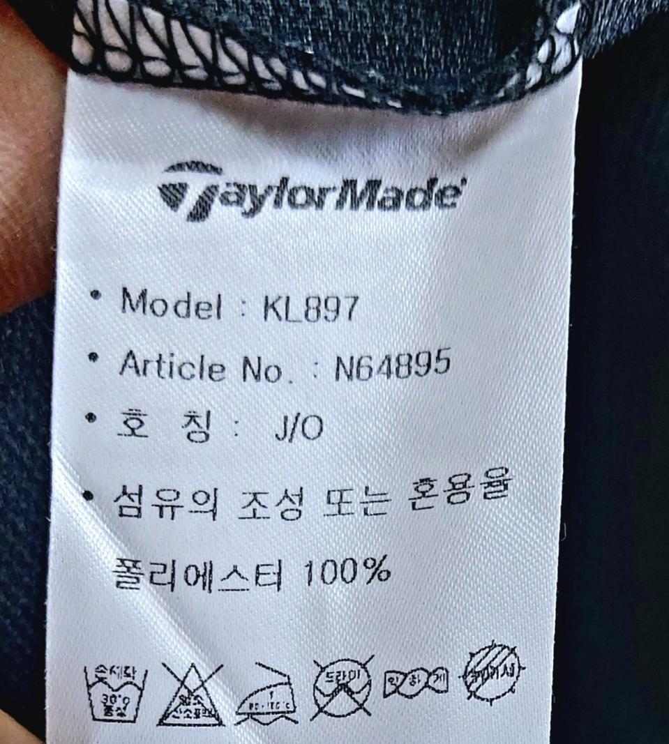 테일러메이드 남성반팔티100-105/여름골프/1싼 4