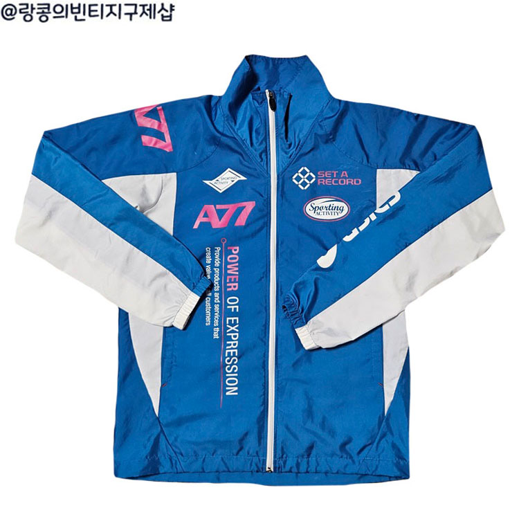 아식스 올드스쿨 빈티지 바람막이 자켓