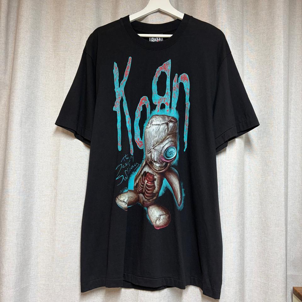 The MAXX ROCK 콘 KORN  락밴드 티셔츠 XL