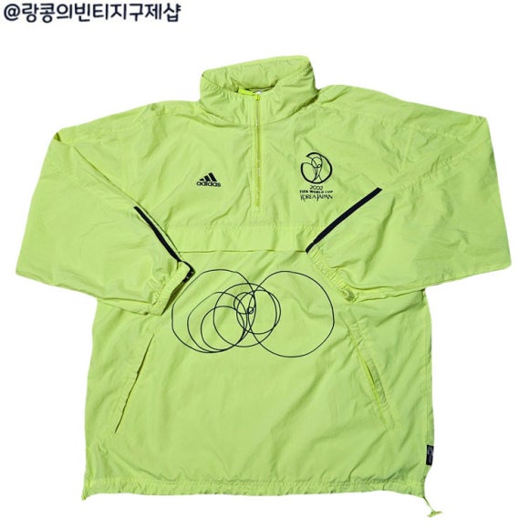 아디다스 올드스쿨 빈티지 한일 월드컵 웜업 아노락 자켓