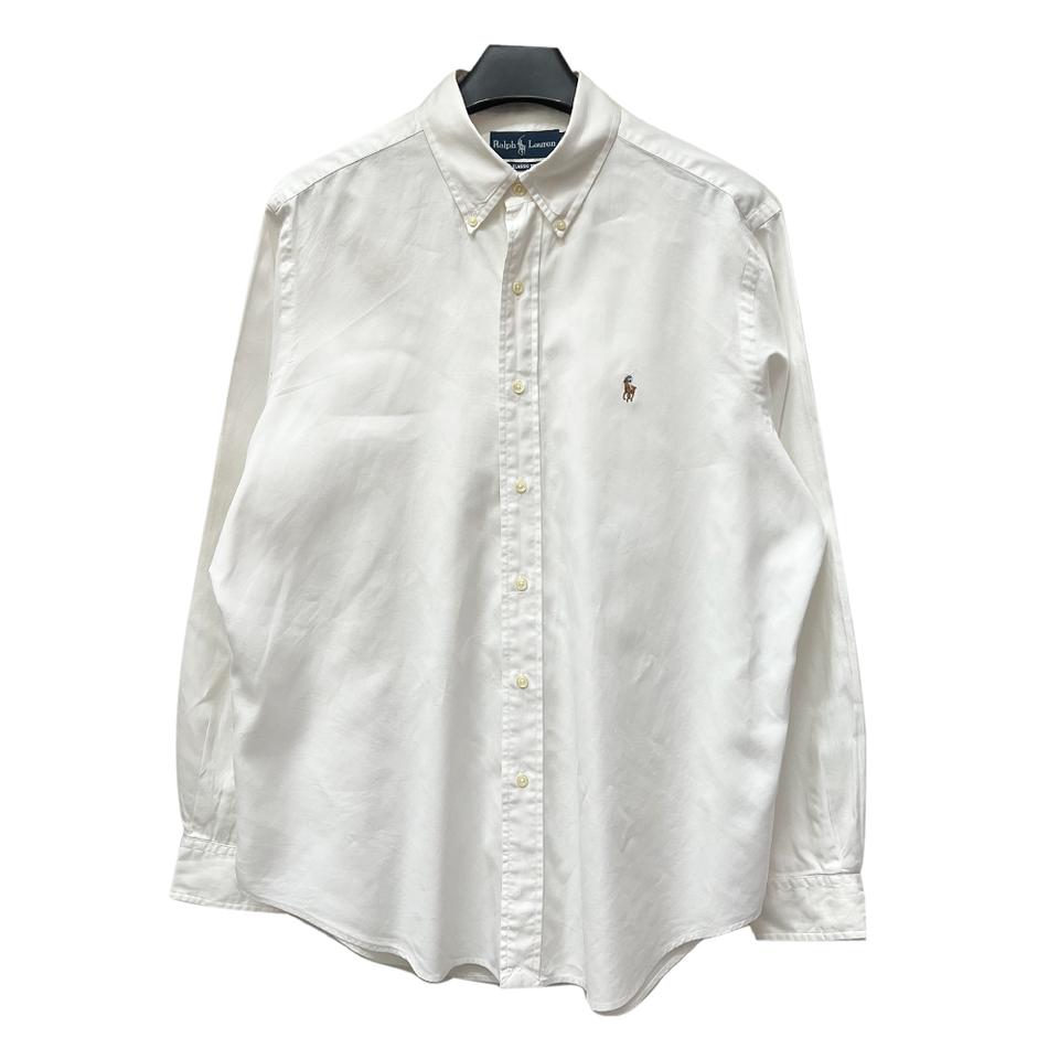 폴로 랄프로렌 클래식핏 화이트 코튼 셔츠 L~XL