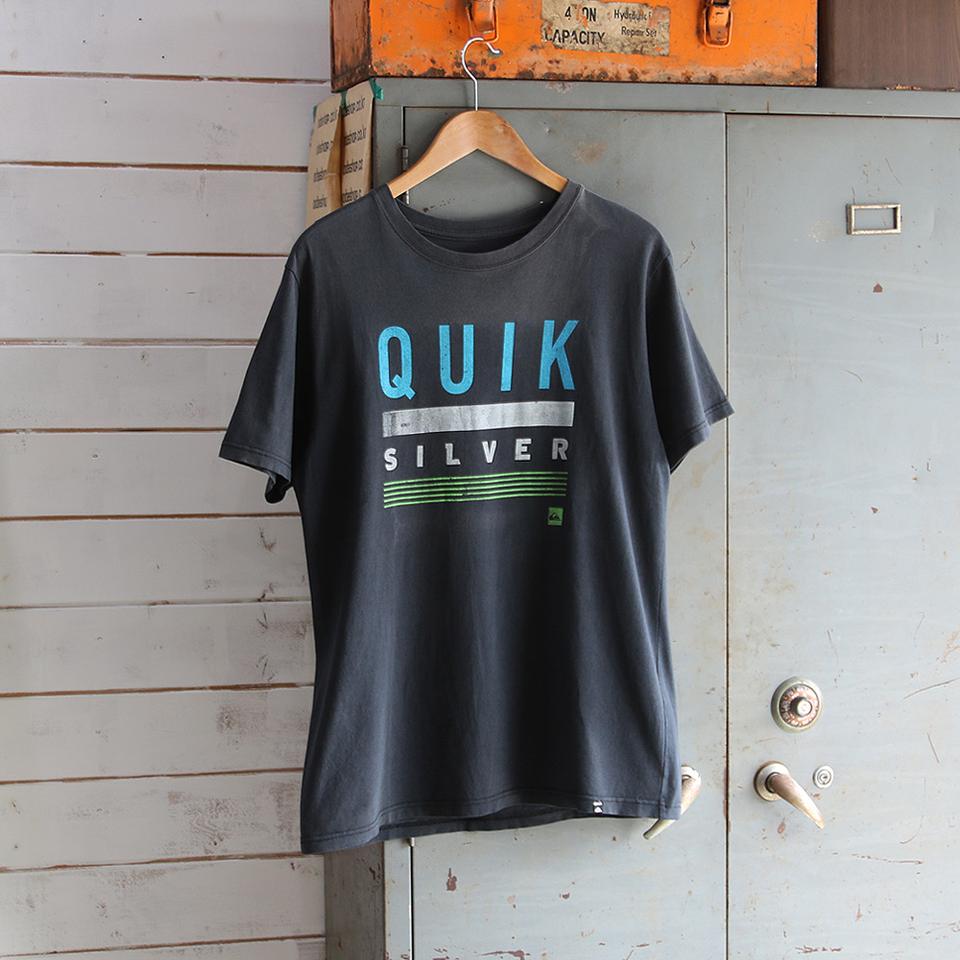 (착용컷) QUIKSILVER 프린팅 반팔 티셔츠 (남성용 100)