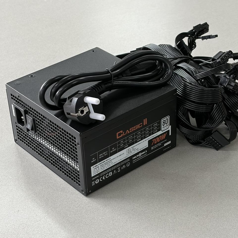 마이크로닉스 CLASSIC II 700W 파워 리퍼 제품 대량 구매 가능