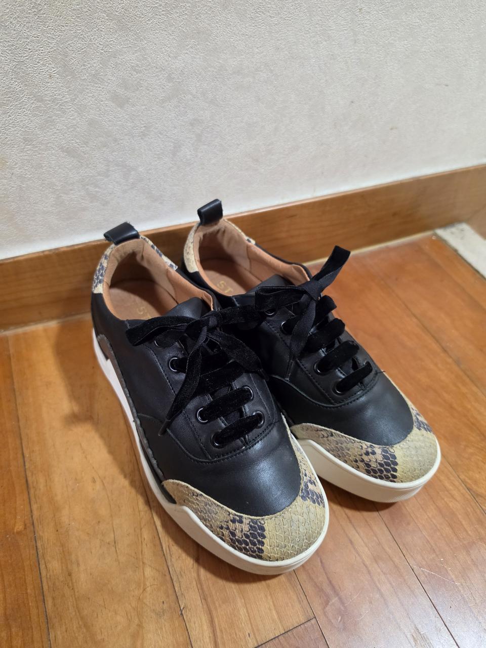 센존 블루라벨 22FW 파이톤 스니커즈 245