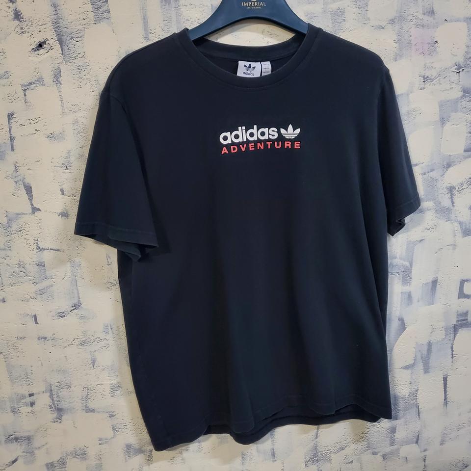 아디다스 어드벤처 반팔 티셔츠 블랙 3XL