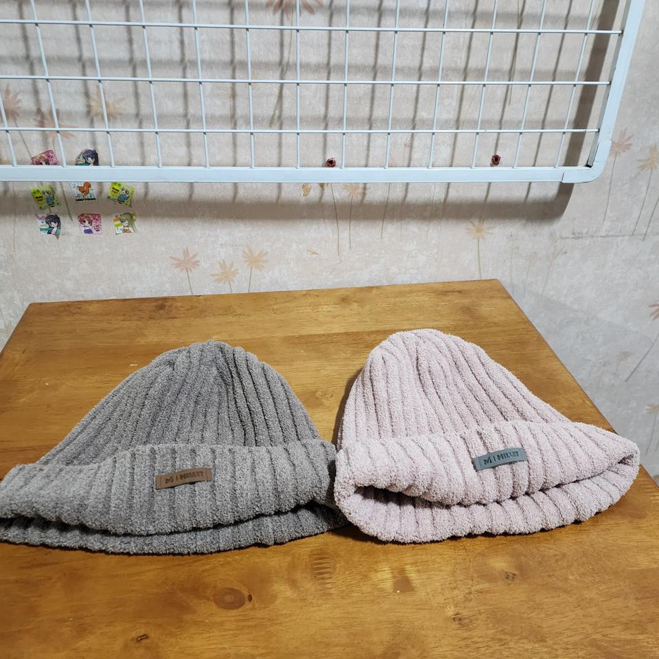 (새상품)(2개가격)밀레(골지)비니(공용)