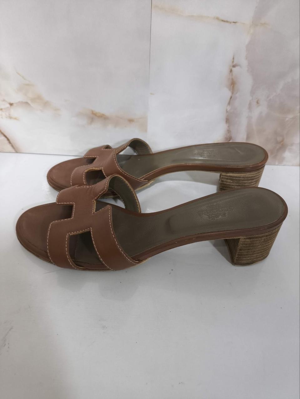 39 에르메스 오아시스 샌들 슬리퍼 5.5cm j5138