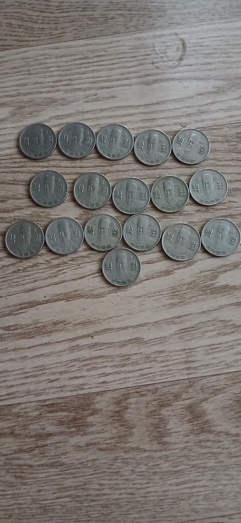 1978년100동전17개
