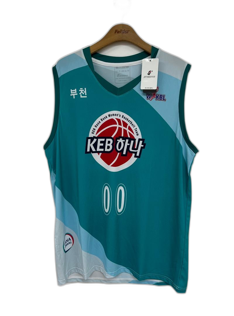 WKBL 조이포스플러스 부천 하나은행여자농구단 유니폼/져지 L #00
