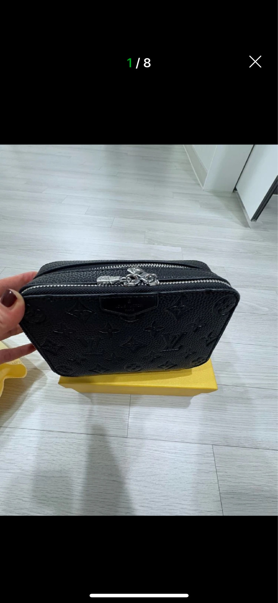 루이비통 블랙 모노그램 새상품