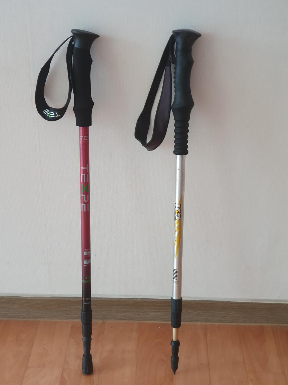 K2 등산 스틱 카라코람 8611, & .TEXPE등산스틱. 2개 판매합
