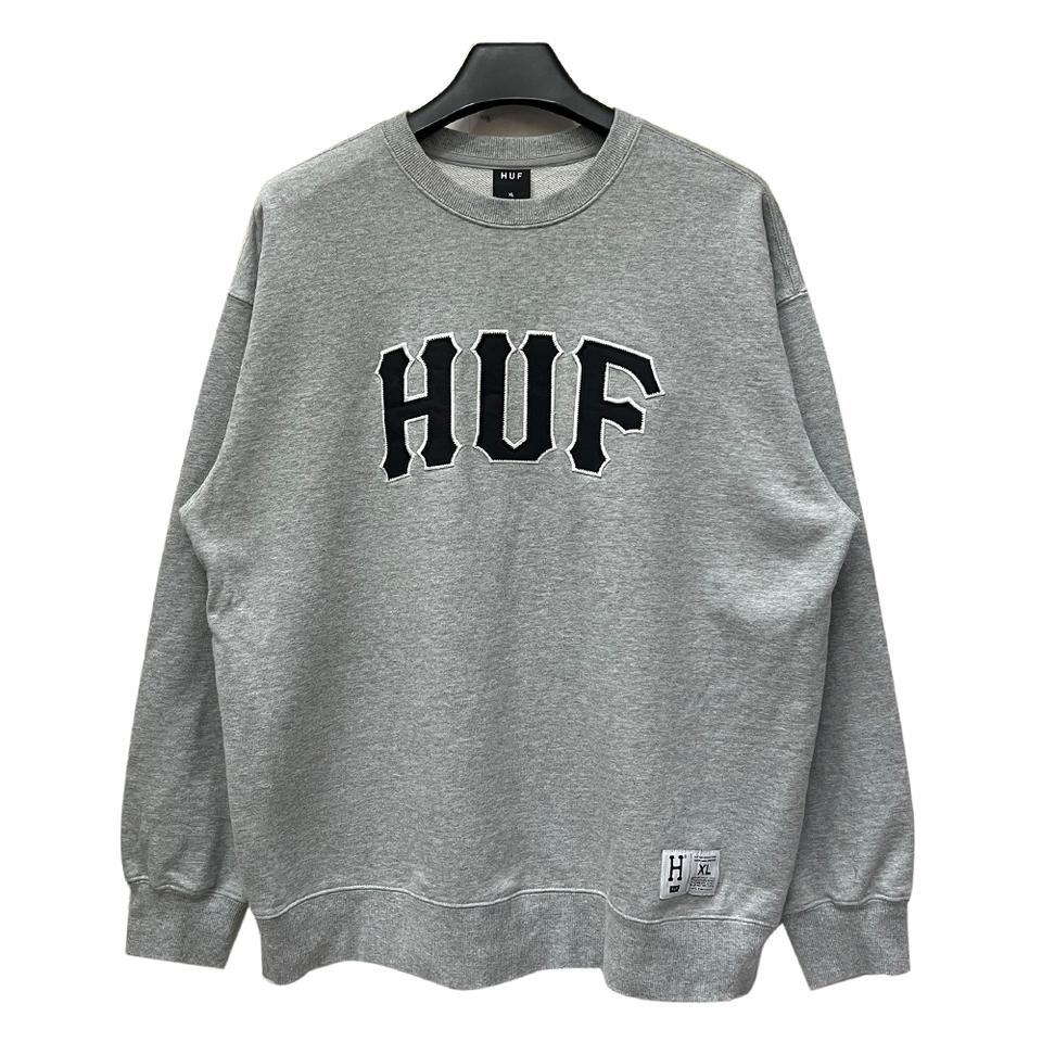 HUF 허프 아플리케 아치 로고 크루넥 맨투맨 XL