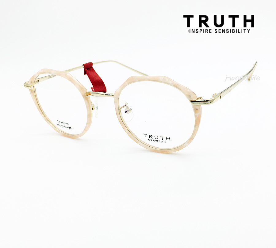 트루쓰 TRUTH 크라운판토 골드 메탈 콤비 안경테 T-1069 새제품 