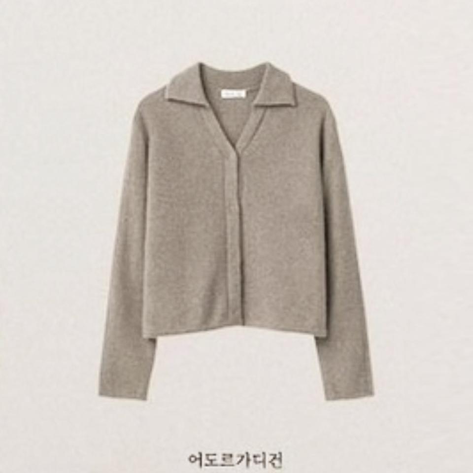 비뮤즈(B.MUSE) 베뉴엣 베이비알파카 울 어도르가디건 프리사이즈