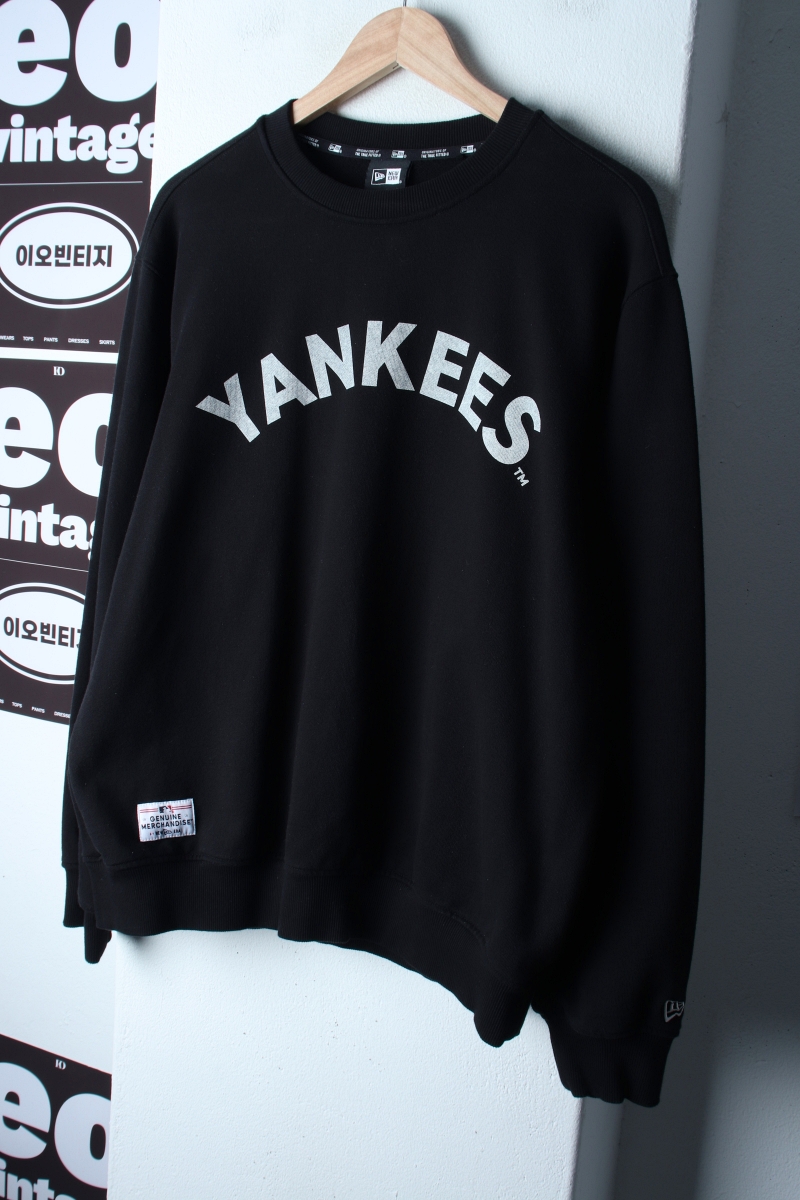 (XL-2XL) 뉴에라 맨투맨 티셔츠 뉴욕양키즈 레터링-H37402