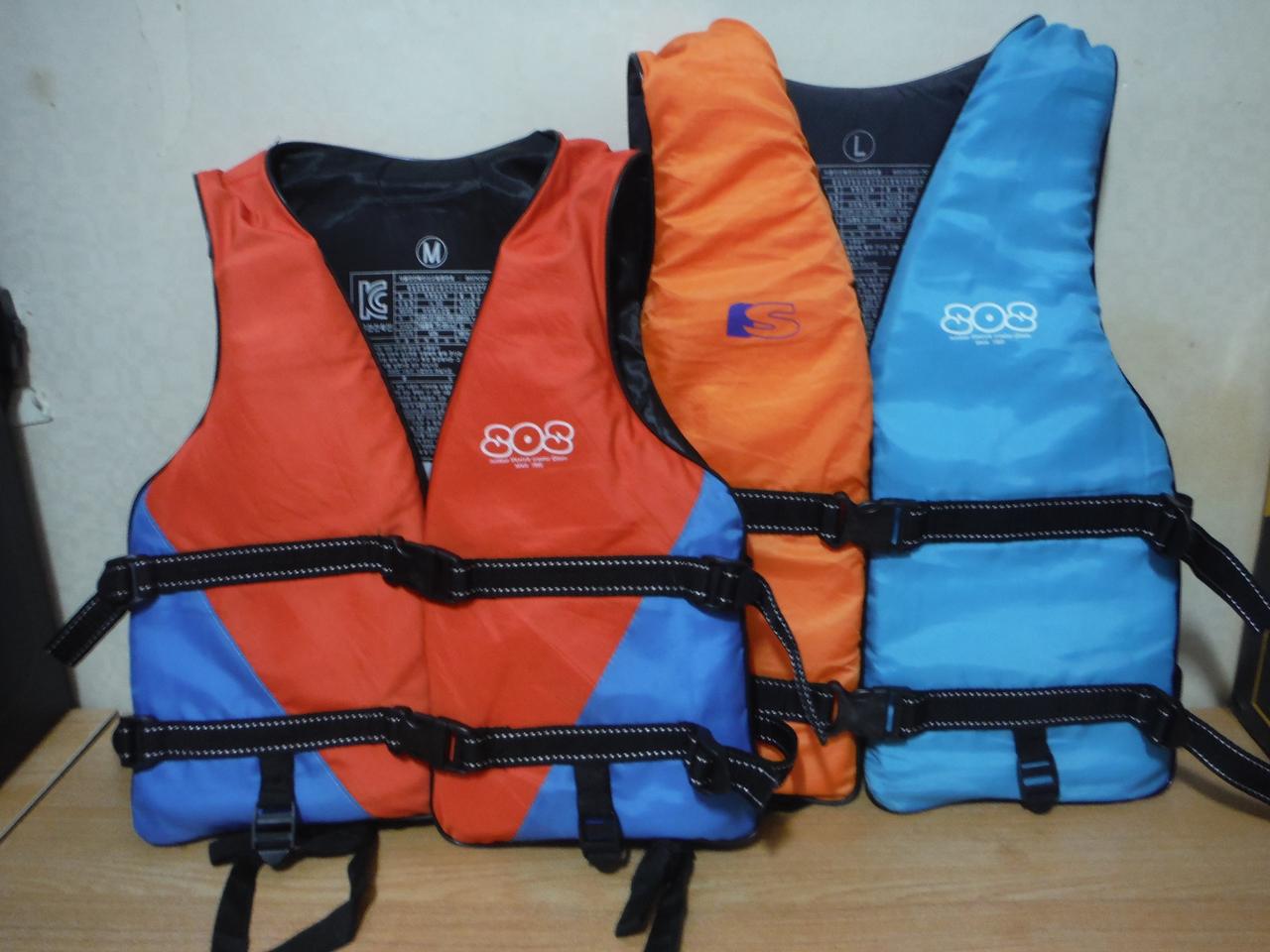 (IS산업) 구명조끼 아동과 성인 규격 M,50kg L,70kg 모두드림