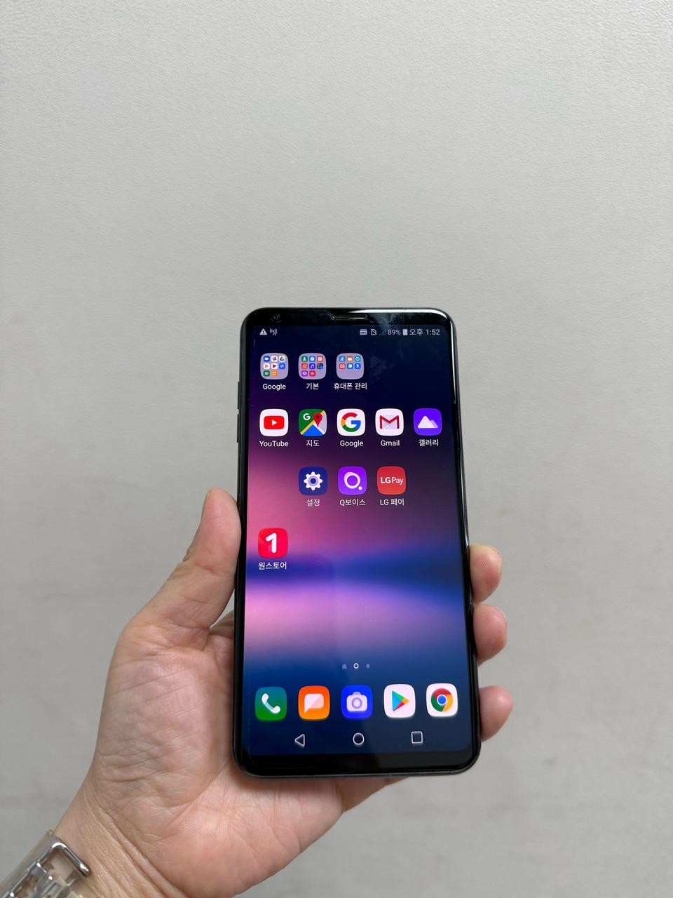 (부산중고폰) LG V30플러스 블랙 128기가 공기계 판매해요