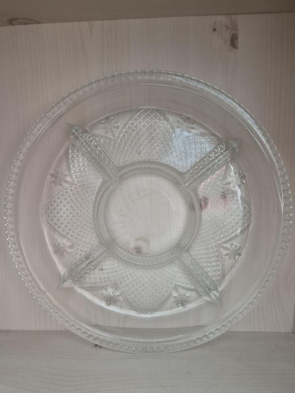 크리스탈  안주 접시  나눔접시