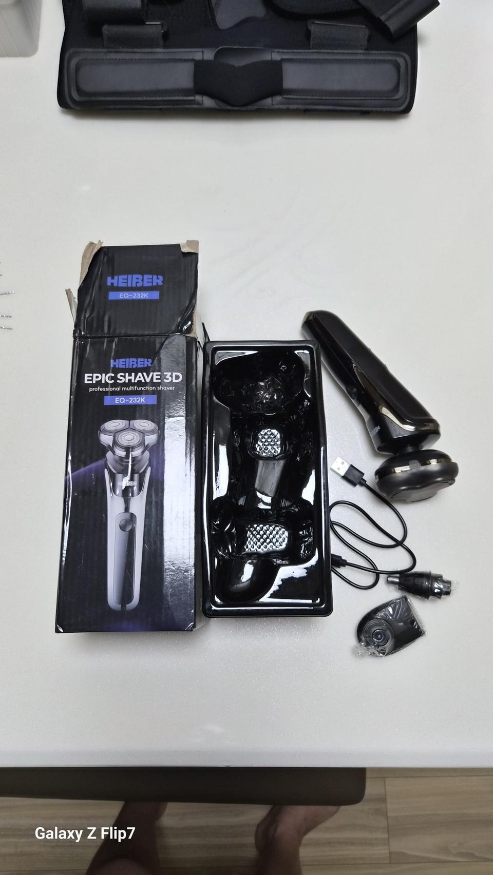 HEIBER EQ-232K 3D 전기면도기~교신ㅇㅋ