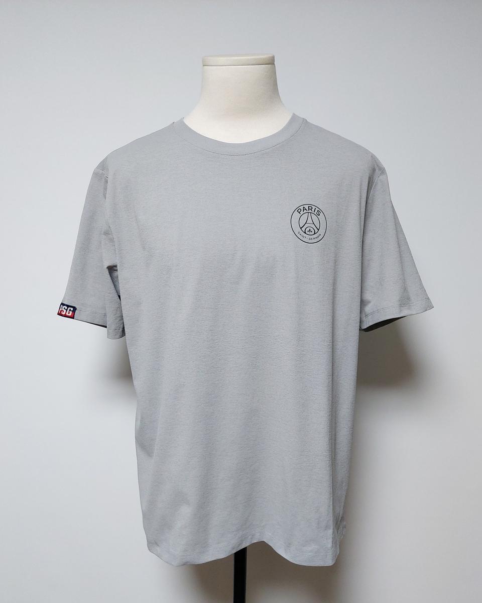 파리생제르맹(PSG) 오피셜 에센셜 반팔 티셔츠 그레이 - 110(XXL