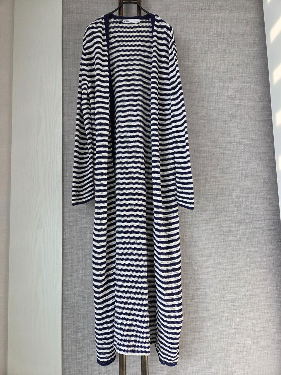 ZARA 맥시 니트가디건
