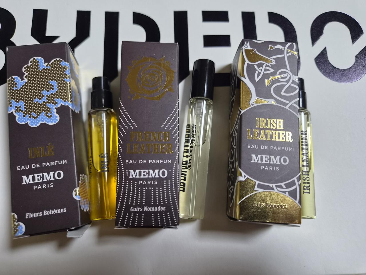 메모 파리 인레 프렌치 레더 아이리시 레더5ml  휴대용 미개봉 새상품